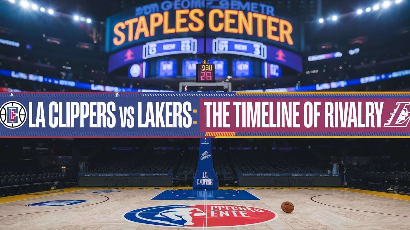 LA Clippers vs Lakers Timeline