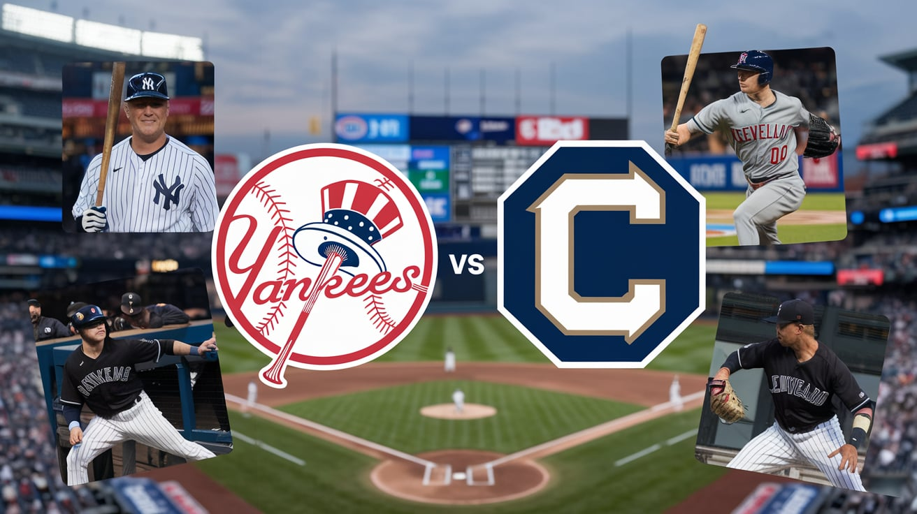 Yankees vs Cleveland Guardians Timeline