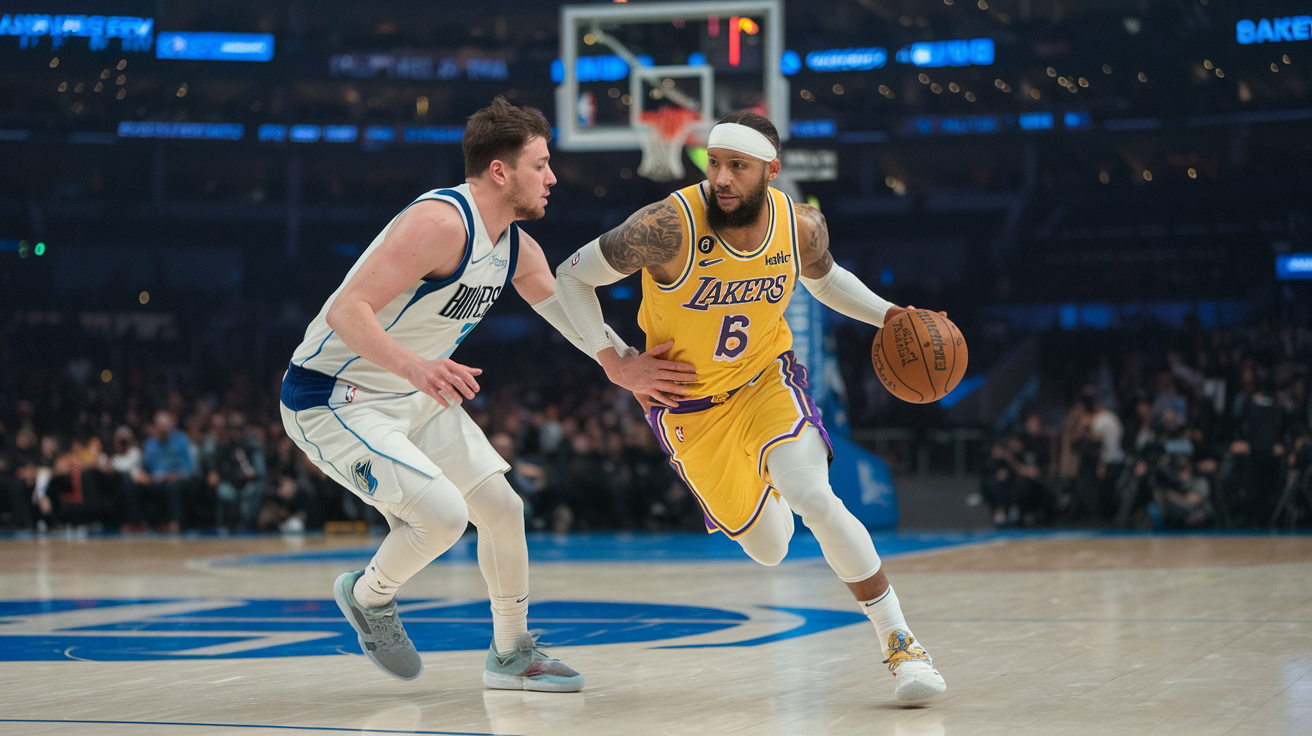 Lakers vs Dallas Mavericks Timeline
