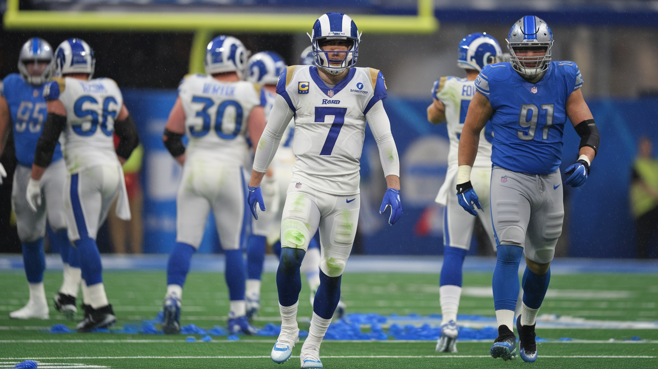 Los Angeles Rams vs Detroit Lions Match Player Stats