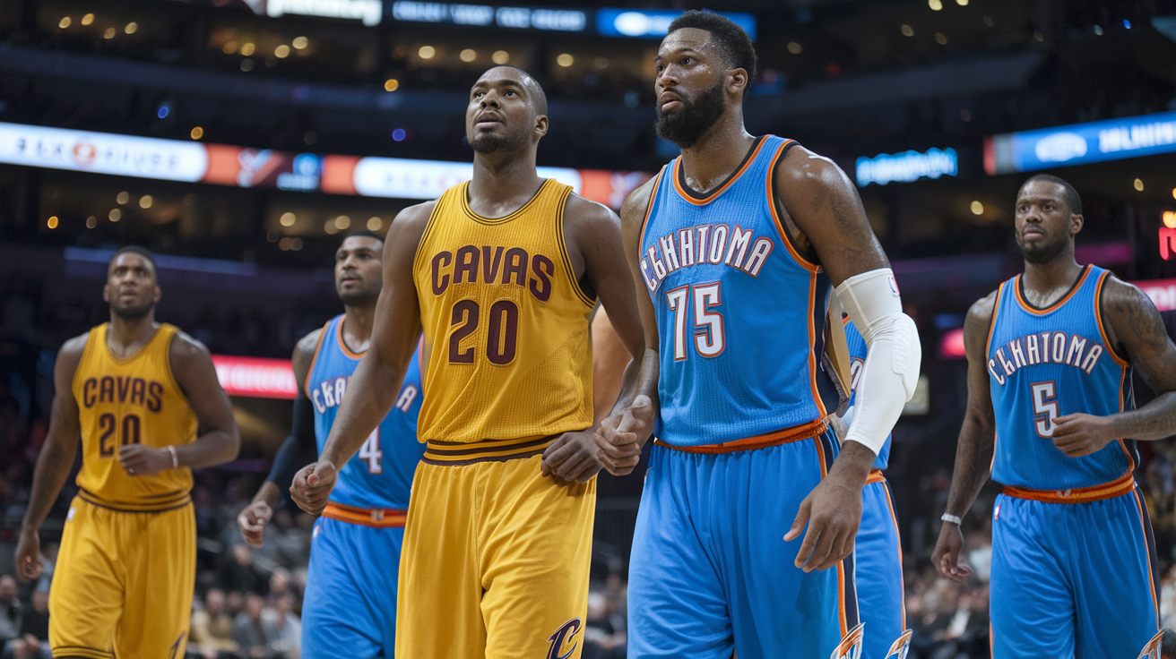 Cleveland Cavaliers vs OKC Thunder Timeline