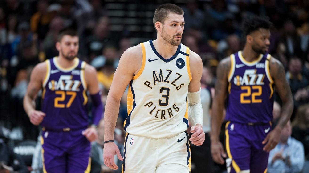 Pacers vs Utah Jazz Timeline