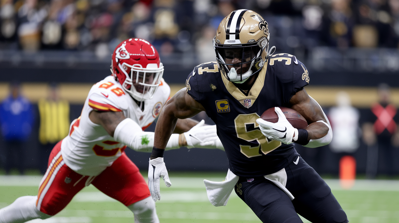 New Orleans Saints vs Kansas City Chiefs Match Player Stats