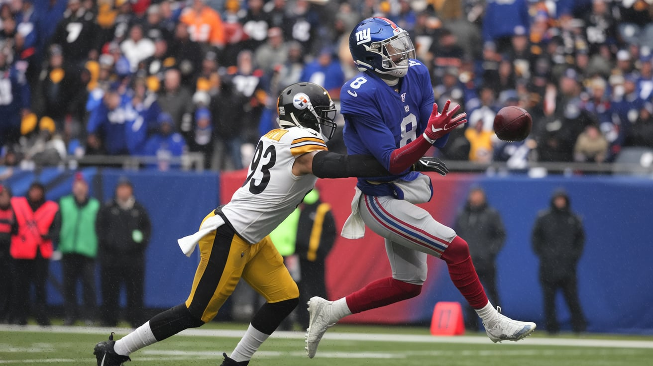 New York Giants vs Steelers Match Player Stats