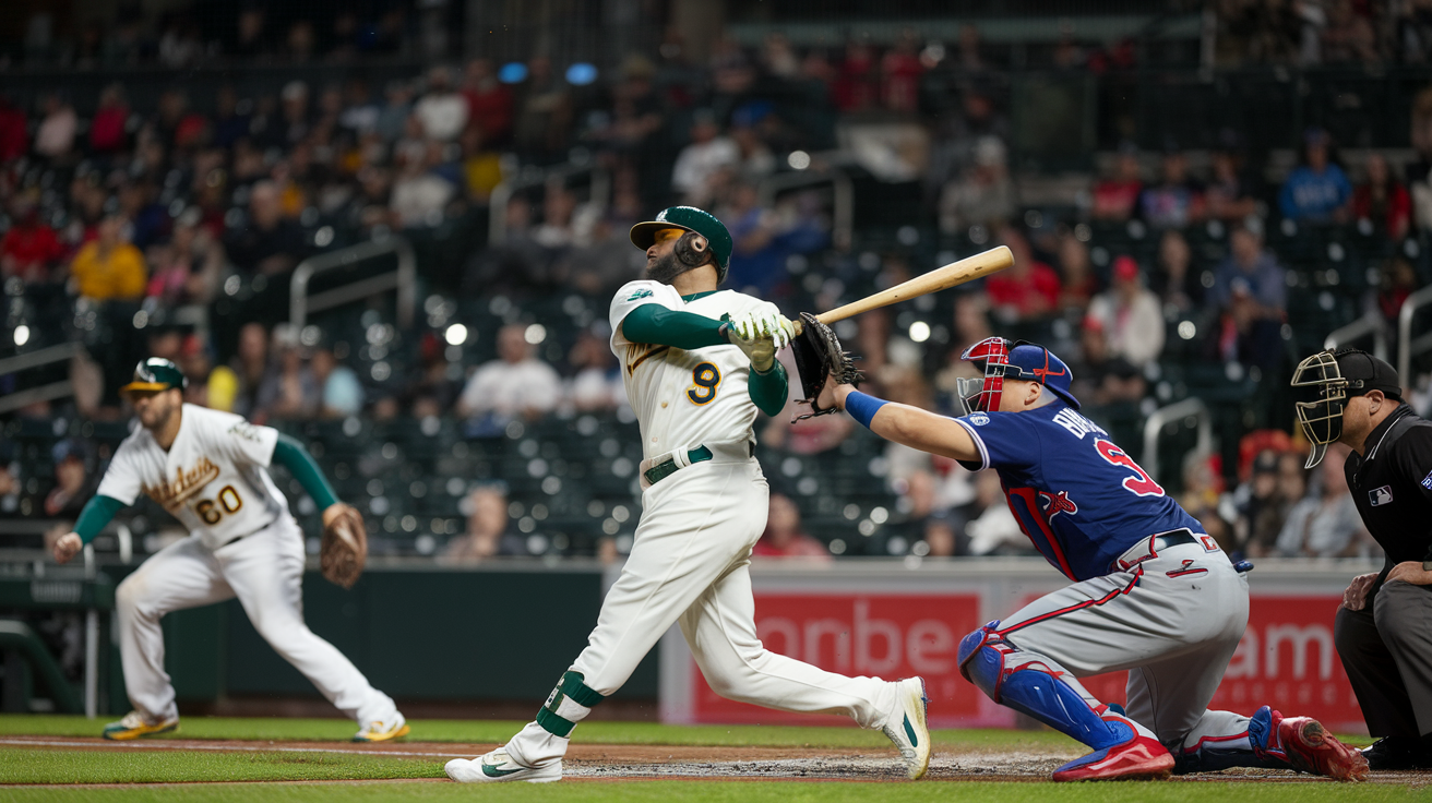 Oakland Athletics vs Atlanta Braves Match Player Stats