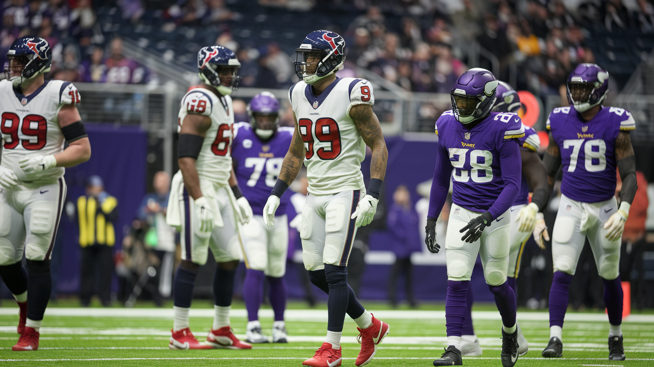 Houston Texans vs Minnesota Vikings Match Player Stats
